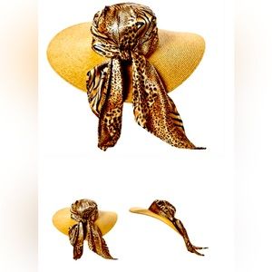 Cappelli  animal print sun Hat